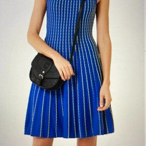Hale Bob BLOSSOM HIGHLIGHT DRESS Blue M